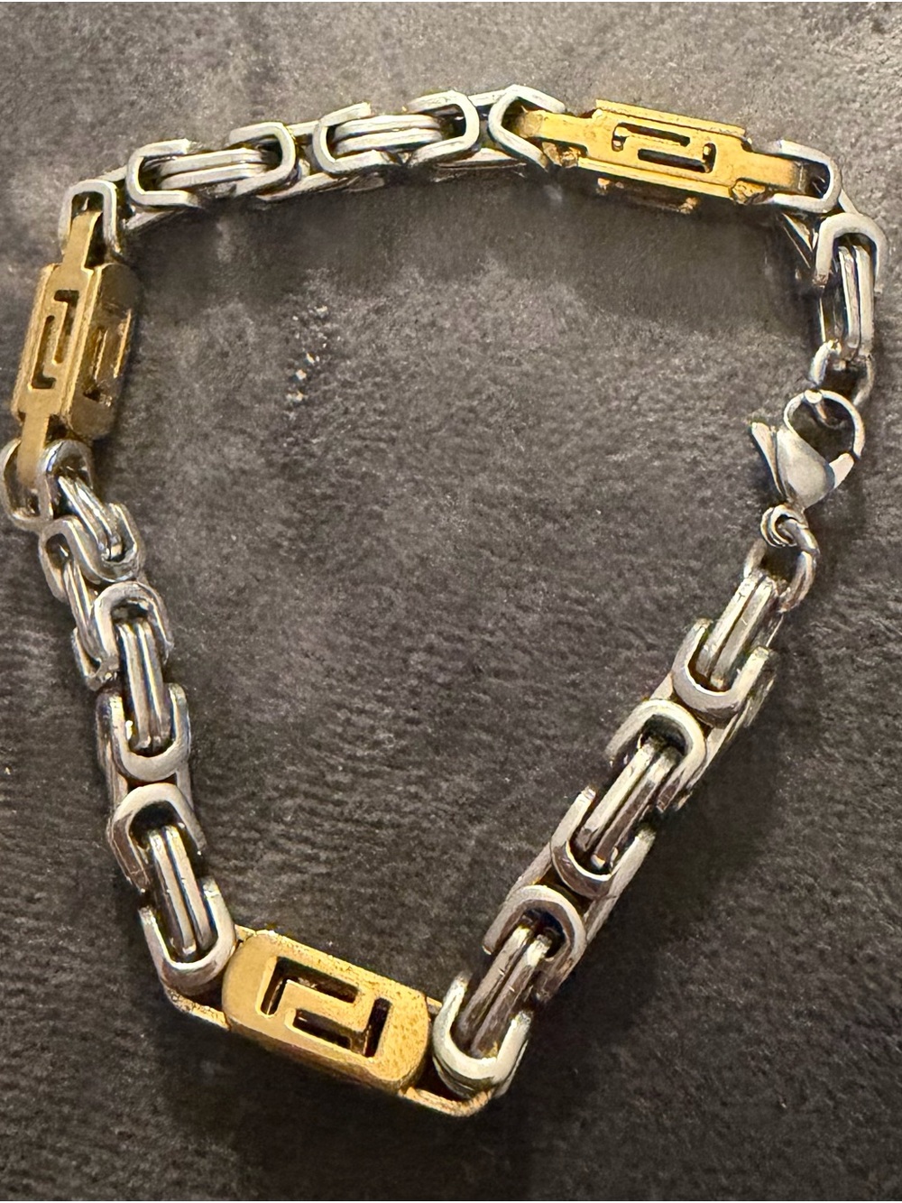 & Other Stories Two-Tone Gold and Silver Link Bracelet